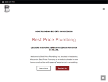 Tablet Screenshot of bestpriceplumbing.com